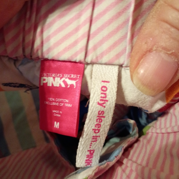 PINK Victoria's Secret Striped Sleep Shorts - Picture 2 of 3